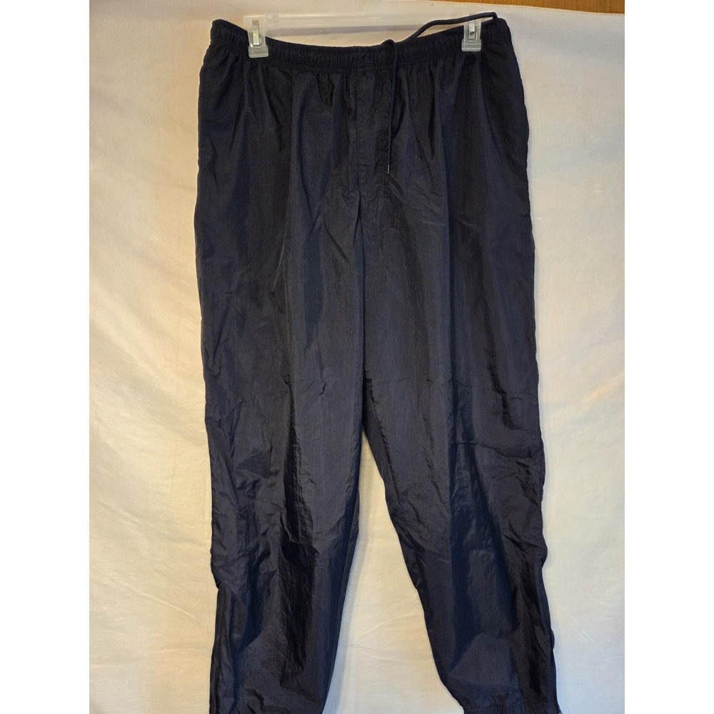 vintage Roundtree and Yorke Sport Track Pants Navy Size Large Y2K